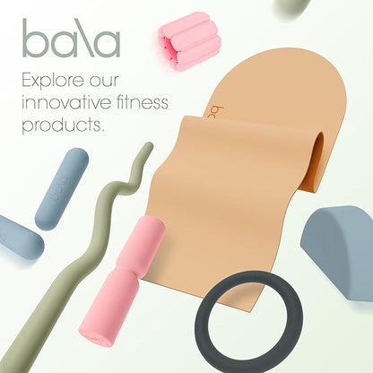 Bala Yoga Mat for Home Gym - Non Slip Exercise Mat for Home Workout, Stretching, Pilates, Aerobics & Floor & Fitness Work Out - Indoor Exercising Mat