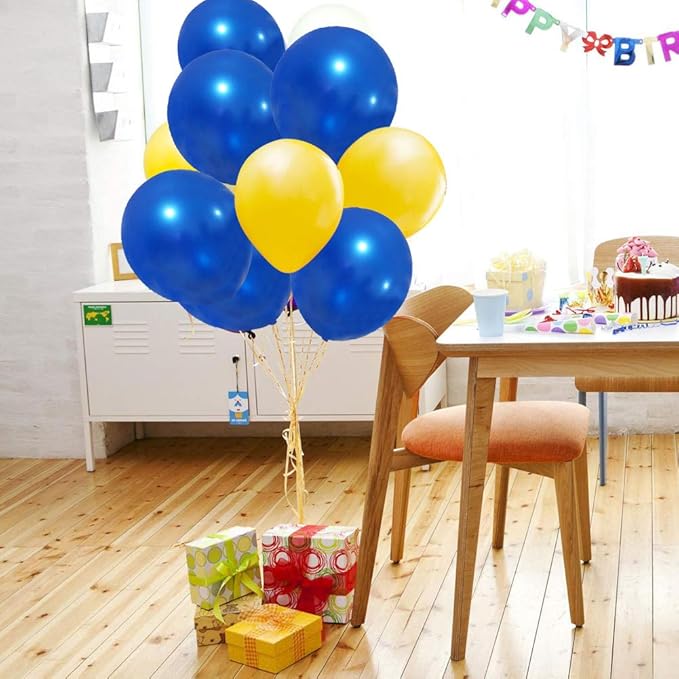 Royal Blue Balloon,100pcs 12 inch Blue balloons for Birthday Party Decoration Wedding Baby Shower Graduation Decoration.