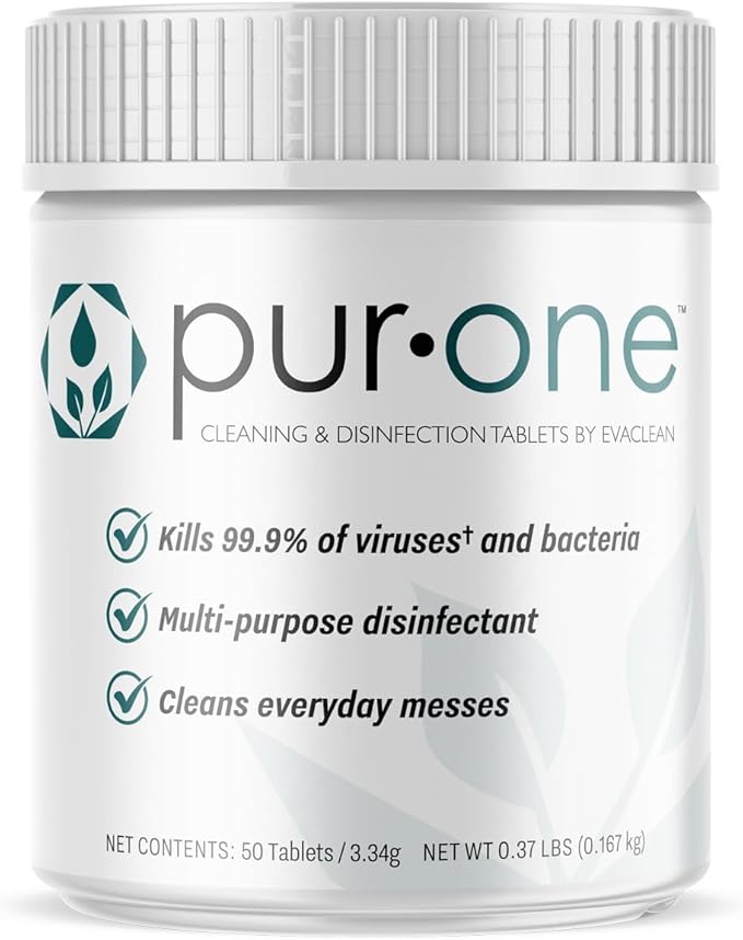 EveryDay 3.3g All Purpose Disinfecting & Cleaning Tablets, Advanced Formula, Effective on Stains, Mildew & Bacteria, Ideal for Toilet Bowl Cleaning Inside & Outside, Bleach-Free, Neutral pH