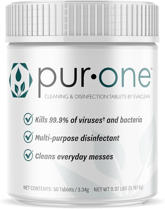 EveryDay 3.3g All Purpose Disinfecting & Cleaning Tablets, Advanced Formula, Effective on Stains, Mildew & Bacteria, Ideal for Toilet Bowl Cleaning Inside & Outside, Bleach-Free, Neutral pH