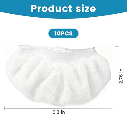 Universal Microfiber Cloths for Handheld Steam Cleaner Attachments,Steamer Accessories Washable Rags,10 Pack