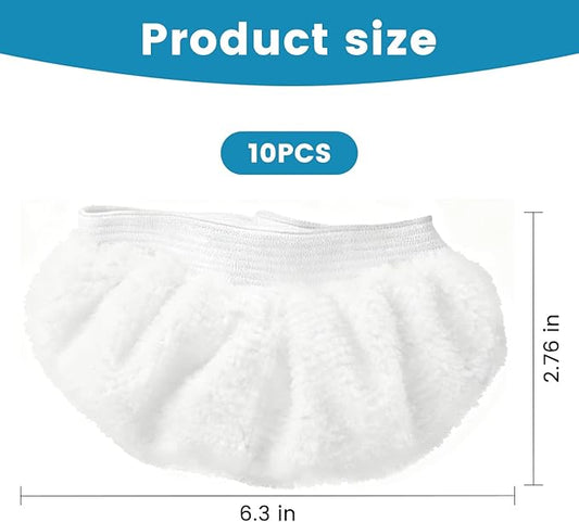 Universal Microfiber Cloths for Handheld Steam Cleaner Attachments,Steamer Accessories Washable Rags,10 Pack