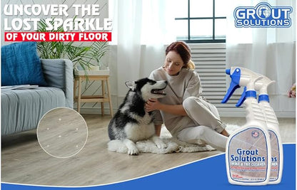 Professional-Grade Grout Cleaner for Tile, Ceramic, Porcelain & Marble – Acid-Free Formula for Safe, Deep Cleaning and Stain Removal