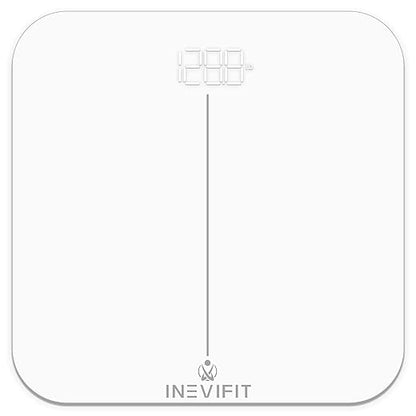 INEVIFIT Premium Bathroom Scale, Highly Accurate Digital Bathroom Body Scale, Precisely Measures Weight up to 400 lbs