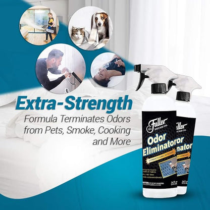 Fuller Brush Odor Eliminator Extra Strength Fabric Refresher Bottle - Refreshing Deodorizer For Cloths - Clean Fresh Scent For Linen, Clothing, Carpet, Upholstery & Car Interior (1 Pack)