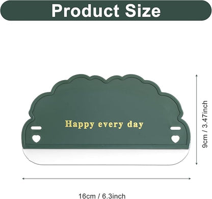 3Pcs Silicone Sink Squeegee, Mirror Squeegee, Kitchen Countertop Squeegees, Cloud Water Wiper Scraper for Sink Tiles, Cleaning Tools for Car Window Bathroom