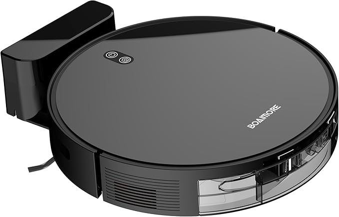 Robot Vacuum and Mop Combo, 2-in-1 Robotic Vacuum Cleaner for Hard Floors & Low-Pile Carpet, App & Remote Control, Slim Quiet Auto-Recharge Smart Mapping for Pet Hair
