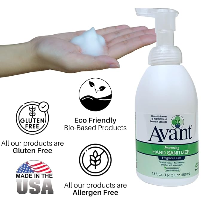Avant FOAMING HAND SANITIZER (12 pack 18 oz.)