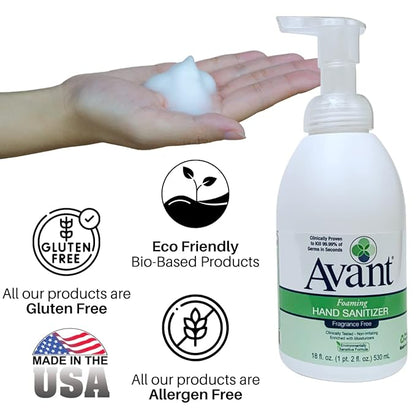 Avant FOAMING HAND SANITIZER (12 pack 18 oz.)