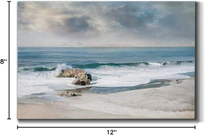 Wexford Home Decor Landscape Canvas Wall Art Abstract Floral Painting Modern Pictures Artwork Decoration for Living Room Kitchen Bathroom Office, Ready to Hang, 8x12