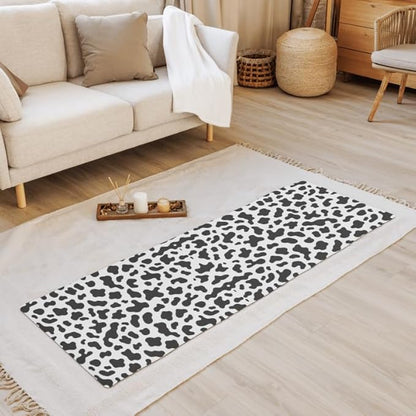 Cow Yoga Mat for Women – Cute Animal Pattern, Non-Slip Microsuede - Rubber - Fashion Yoga, Pilates, Stretching - Meditation Mat