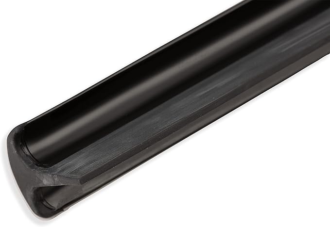 SPARTA 3656803 Plastic Floor Squeegee, Shower Squeegee, Heavy Duty Squeegee With Rubber Blade For Windows, Glass, Shower Doors, Floors, Windshields, 24 Inches, Black