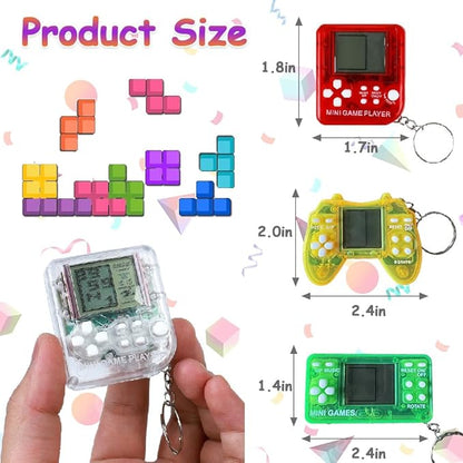 18Pcs Video Game Party Favors for Kids,Mini Game Console Keychain for Kids Boys Birthday Supplies Gaming Party Favors Classroom Prizes