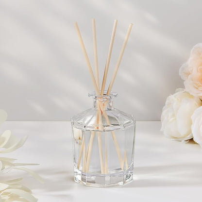L'odeur Vill Reed Diffuser, 8.5 Oz(250ml) Moroccan Amber Bathroom Diffuser with 10 Sticks, Scented Diffuser Home Fragrance Essential Oil Reed Diffuser Set for Home Large Rooms Bathroom Shelf Decor