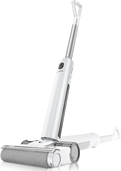 JONR S20 Pro FlexReach Wet Dry Vacuum Cleaner, 180° Lie-Flat Cordless Vacuum Mop All-in-One for Hard Floors, Floor Cleaner Machine with Self Propelled, 0.1Inch Edge Cleaning, One-Step Cleaning, White