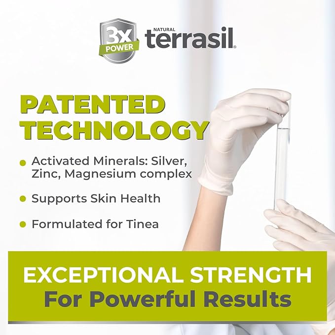 terrasil Tinea Soap for Tinea Versicolor Relief 3-Pack, Soothing Care & Relief of Itchy, Irritated Skin, Dermatologist Tested, Hypoallergenic Approved - Natural Antifungal Soap Bar