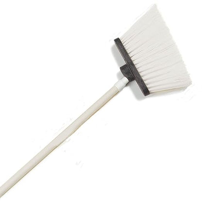 SPARTA Spectrum Duo-Sweep Unflagged Bristle Angle Broom with Handle 56" - White