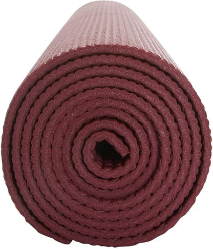 Everyday Yoga Deluxe Mat - 72"L x 24"W Non Slip Exercise Mat, Anti-Tear, 3-5mm Thickness for Yoga, Pilates & Floor Workouts