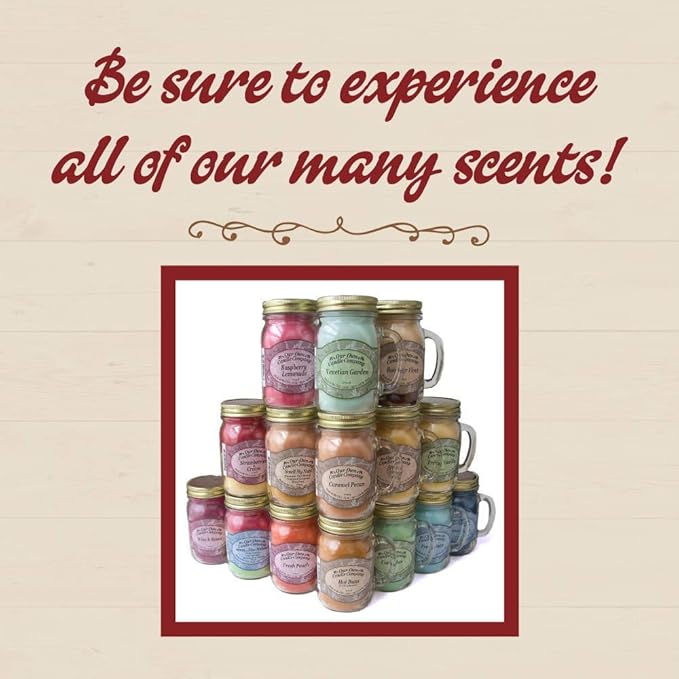 Our Own Candle Company, Clothesline Scented Mason Jar Candle, 100 Hour Burn Time, Made in The USA - 13 Ounces