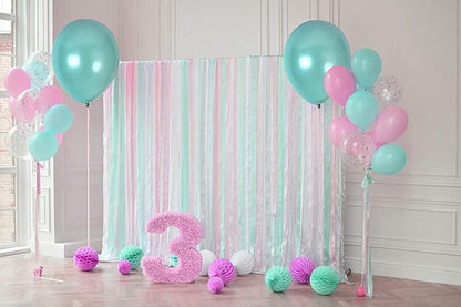 Teal Balloons,Tiffany Blue Balloons，12inch 100 pcs Turquoise Balloon for Party Decoration paty Graduation Decoration