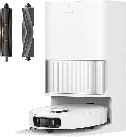 DREAME L40s Ultra AE Robot Vacuum and Mop, 19,000Pa Suction, Diverse Brush Selection, Flexible Mop & 167℉ Self Cleaning Washboard, All-in-One Station, Tangle-Free, Auto Refill, Voice Control