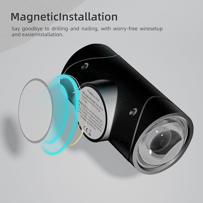 Motion Sensor Night Light,Motion Sensor Light Indoor,USB Type-C Charging,Magnetic Mount,Colorful neon Colors Change,Wall lamp,Battery Operated Wall Sconce for Bedroom,Bathroom