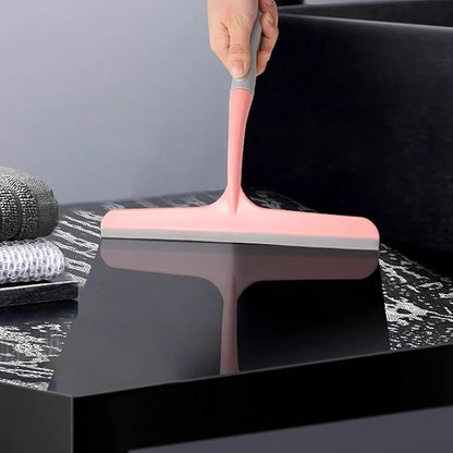 3 Pcs Shower Squeegee for Glass Doors, Car Window Squeegee, Streak-Free Mirror Cleaner Tool for Bathroom Kitchen Sink Countertop Tile Glass Shower Door Scraper Household Squeegees, with 3 Hooks