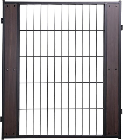 Heavy Duty Dog Playpen 32 Inch Height - Indoor Outdoor Pet Fence Enclosure for Medium and Small Dogs - Foldable Puppy Exercise Pen for Indoor and RV Camping or Yard (1 Panel, 32" H (Black))