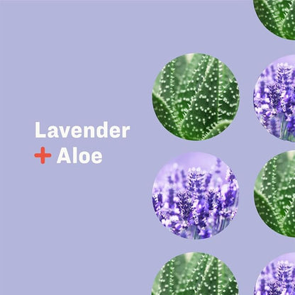 Everyone Hand Sanitizer Wipes, 15 Wipes (Pack of 6), Lavender and Aloe, Made with Sugarcane Derived Alcohol with Essential Oils, TSA friendly