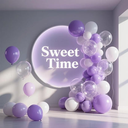 Clear Balloons 100 Pack, 12 Inch Latex Helium Transparent Balloons Garland for Elegant Birthday Wedding Baby Shower Graduation Arch Party Decorations