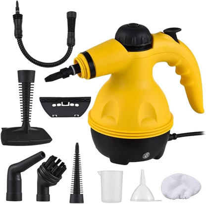 Handheld Steam Cleaner, Compact Lightweight Design, 1 Set, Multi-Purpose Steam Cleaner, Portable Cleaning Tool, Fabric Grout Steamer, For Car Kitchen, Upholstery, Window