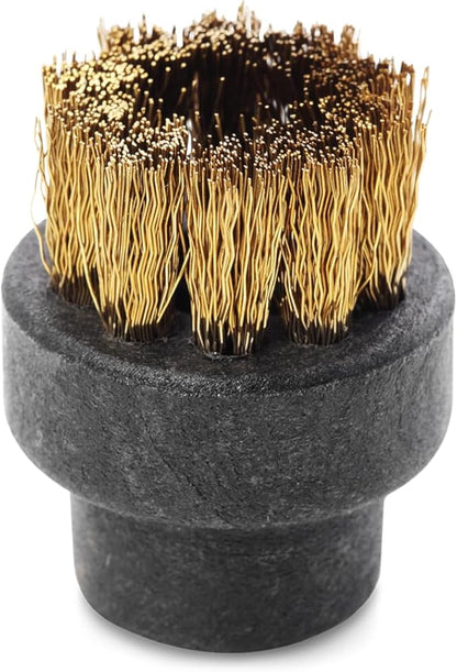 Dupray Small Brass Brushes - Heavy-Duty Cleaning Accessories for Dupray Steam Cleaners, Pack of 10