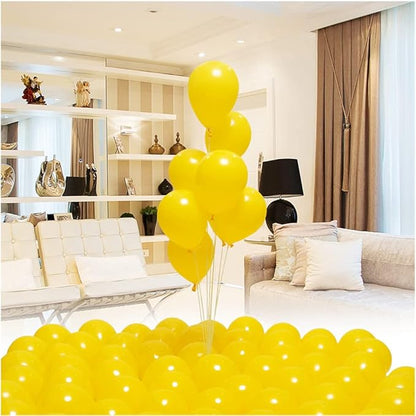 400 Pack Yellow Balloons 5 Inch Pastel Yellow Matte Latex Small Balloon for Birthday Wedding Bridal Baby Shower Bulk Balloons Party Decorations