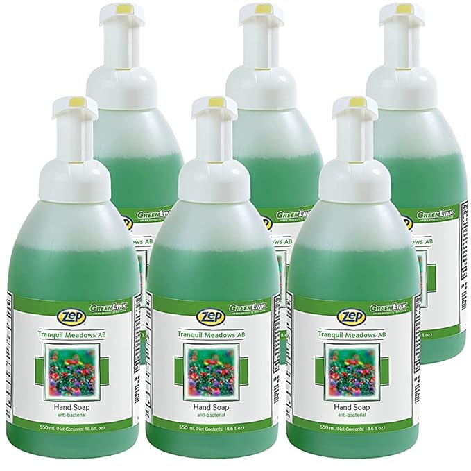 Zep Tranquil Meadows Antibacterial Hand Soap - 550ML (Case of 6) 338709