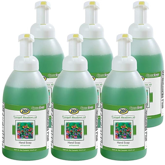 Zep Tranquil Meadows Antibacterial Hand Soap - 550ML (Case of 6) 338709