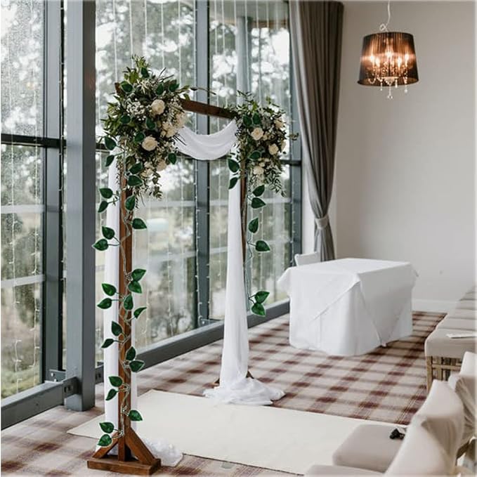 300 Pack 2200 Feet Fake Greenery Hanging Garland, Artificial Ivy Leaf Plants, Vine Leaves, Flowers Foliage for Bedroom Garden Wall Decor