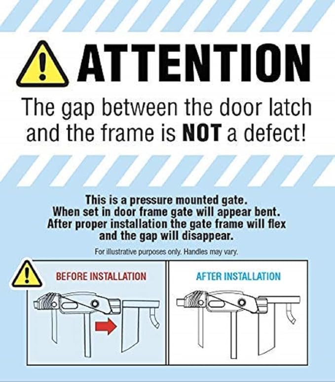 Regalo 38.5-Inch Extra Wide Baby Gate – Pressure Mount Baby and Pet Safety Gate for Bottom of Stairs & Doorways – Tested and Trusted, American Designed, American Owned