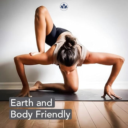 Premium Clever Yoga Mat - Extra Long Yoga Mat Suitable For All Yoga Types - Workout Mat For Home Or On The Go - Includes Our Perfect Fit Mat Bag