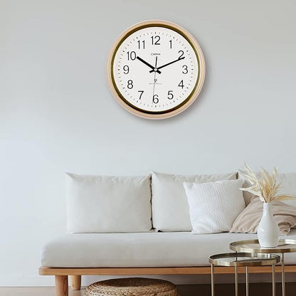 OSTAR Atomic Wall Clock, 11 Inch Round Battery Operated Clock