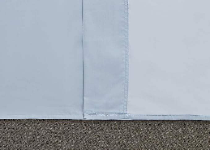 Linen Closet Luxury Cotton 1200 Thread Count Hotel Luxury 4-Piece Sheet Set, Full, Blue