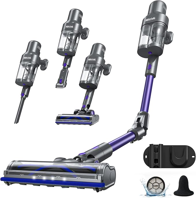 650W Cordless Vacuum Cleaner, 45KPA Suction Power, 70-Minute Runtime, Handheld & Foldable Design, Ideal for Pet Hair, Carpets, Hardwood & Bare Floors – Premium Home Cleaning Solution