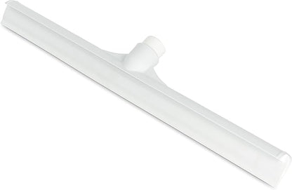 SPARTA 3656702 Plastic Floor Squeegee, Shower Squeegee, Heavy Duty Squeegee With Rubber Blade For Windows, Glass, Shower Doors, Floors, Windshields, 20 Inches, White, (Pack of 6)