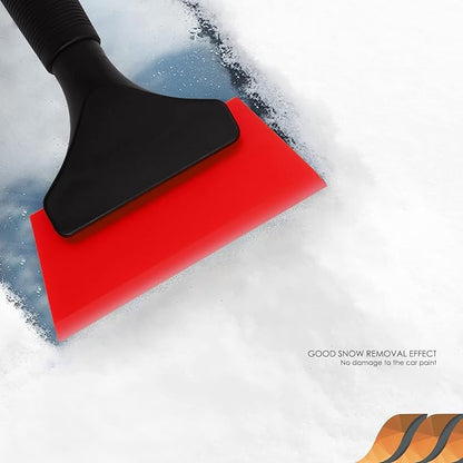 EHDIS Small Squeegee 5 inch Rubber Window Tint Windshield Scraper for Car,Glass, Mirror, Shower, Door,Bathroom Cleaning -Red (Red, 1)