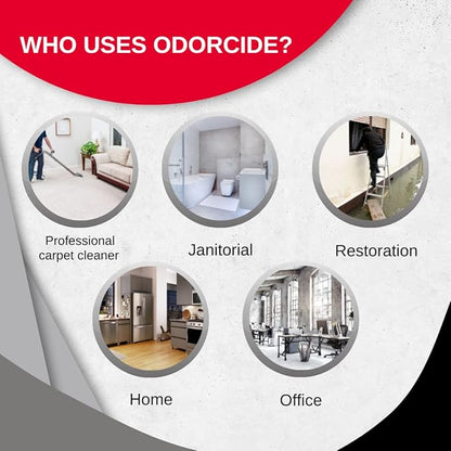 Odorcide Odor Eliminator Concentrate: Odor Eliminator for Strong Odor on Carpets, Hardwood & More - Smoke, Sweat & Pet Odor Eliminator for Home w/Non-Enzymatic Formula, 16 oz