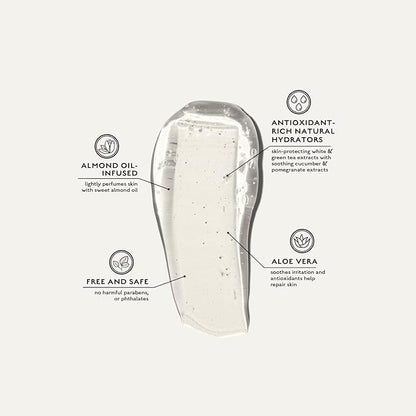 Caswell-Massey Almond Liquid Hand Soap & Moisturizing Body Wash with Pump, Hydrating Plant-Based Skin Cleanser for Men & Women, Paraben and Phthalate Free, 15.2 fl oz