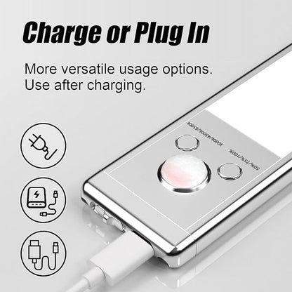Motion Sensor Indoor Lights, 25x3.8x1 cm, USB Rechargeable Touch-Control Light for Closet, Hall, Kitchen, Night, Home, Safe Lighting for Family, Friends