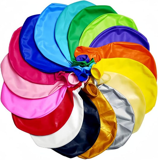 50 Pack Giant Balloons 36 Inch 17 Kinds Colors Latex Colorful Party Big Balloon Bulk for Various Party Events Decorations