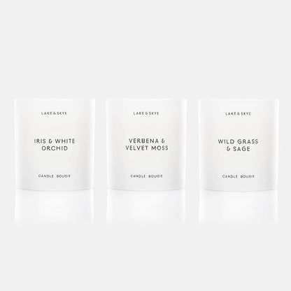 Lake & Skye Wildgrass & Sage Candle (8 oz) 50 Hours of Burn Time, 100% Soy Wax, Vegan