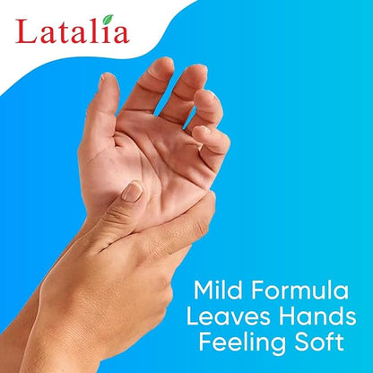 Latalia Hand Sanitizer - Pack of 1 Travel Hand Sanitizers - Unscented Mini Clean Scent Non-Drying Moisturizing Gel (900ml, 30 fl oz)