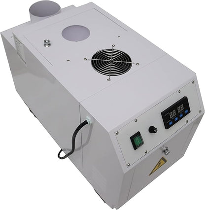 TECHTONGDA Commercial Ultrasonic Humidifier 3KG/h Portable Cool Mist Maker for Large Room Greenhouse Facility WarehouseUp to 200-500 Square Feet with Water Barrel Hole